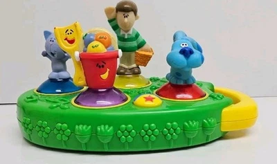 Mattel Blues Clues Follow The Leader 2000 Memory Light Up juego de aprendizaje de colección Foto 1 de 4