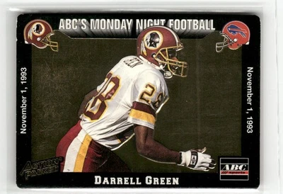 1993 ACTION PACKED MONDAY NIGHT FOOTBALL #34 DARRELL GREEN WASHINGTON REDSKINS - Image 1 of 2