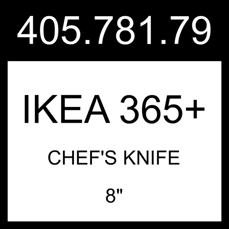 Cuchillo de Chef IKEA IKEA 365+ Acero Inoxidable 8" 405.781.79 Foto 1 de 1
