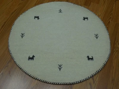 Alfombra turca Oushak, moderna Gabeh (Ghabeh (alfombra de área, alfombra bohemia hecha a mano 2,7 x 2,7 Foto 1 de 4