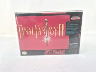Final Fantasy II (Super Nintendo) Authentic  Very Good-See Desc-Box - Image 1 of 4