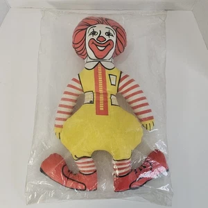 Vintage Ronald McDonald Stofftier Plüsch Puppe 70er Jahre versiegelt im Originalbeutel 16 Zoll - Bild 1 von 11