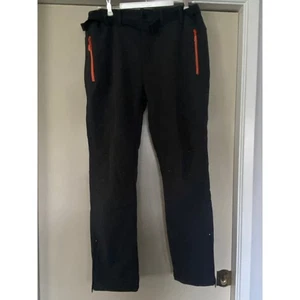 Gash Hao Mens Black Water Proof Ski Snowboard 34x30 Zip Pockets Outdoor - Picture 1 of 4