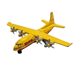 Vintage 2002 Mattel Matchbox Diecast DHL Transport Plane Airplane SB-61 - Picture 1 of 5