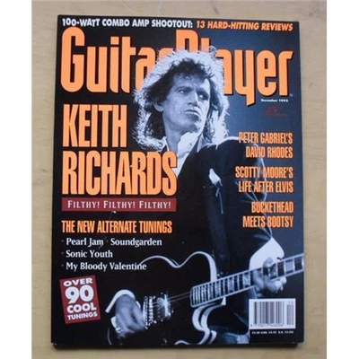 ROLLING STONES GUITAR PLAYER MAGAZINE DECEMBER 1992 - KEITH RICHARDS COVER AND F - Image 1 of 2