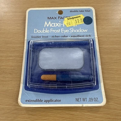 Vintage Max Factor Maxi-Frost Double Frost Eye Double Take Blue - Image 1 of 2