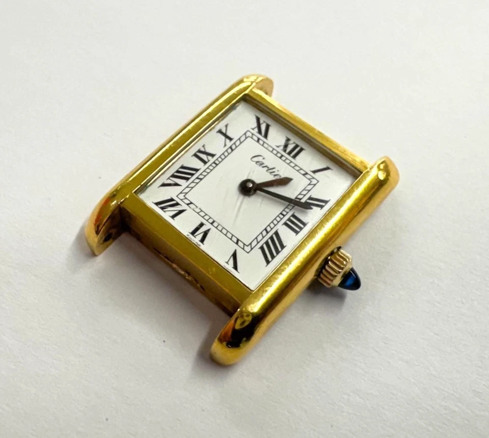 Cartier Tank, Vergoldet, Handaufzug, (Pre Must), Swiss Made - Bild 1 von 4