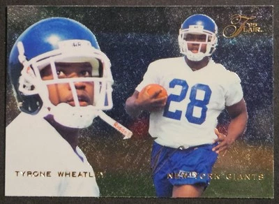 1995 Flair #141 Tyrone Wheatley Rookie RC Michigan Wolverines New York Giants - Image 1 of 2