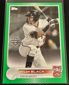 2022 Topps Pro Debut Tyler Black #PD-180 True Green Parallel /99 Brew Crew - Picture 1 of 6