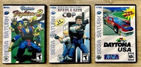 Game Cases Only - Daytona USA, Virtua Cop, Virtua Fighter 2 - Free Shipping