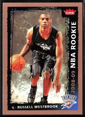 2008-09 Fleer #204 Russell Westbrook RC — 第 1/2 张图片