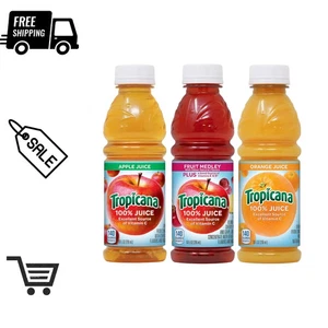 (24er Pack) Tropicana 100 % Saft mit reichhaltigen Vitaminen, 3 Geschmacksmischer, 10 flüssige Unzen - Bild 1 von 2