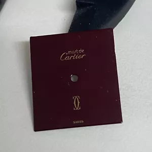 Authentic must de Cartier Genuine 20.7x18mm Rectangular Dial - Picture 1 of 7