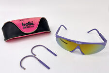 Bolle Microedge Cycling Sunglasses Road Bike Vintage Bollé Lavender Purple Rare