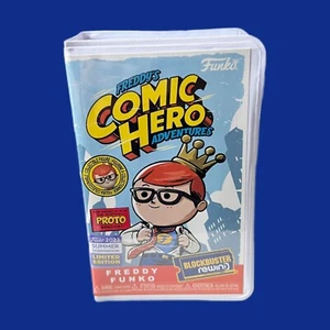 Figura Funko Blockbuster Rewind Comic Hero Superhéroe Freddy Funko 3 pulgadas nueva - Imagen 1 de 2