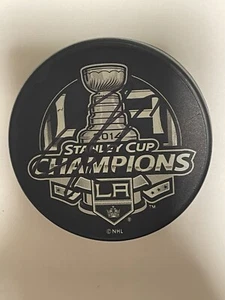 Jonathan Quick Signed LA Kings 2014 Stanley Cup Hockey Puck Beckett BAS COA IP b - Picture 1 of 3