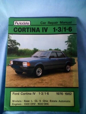 AUTODATA FORD CORTINA IV 1.3/1.6 - CAR REPAIR MANUAL. Paperback.  - Image 1 of 4