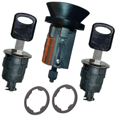 STRATTEC Ford E Van Ranger Others Ignition & Two Door Lock Cylinder Tumbler Set 2 Keys