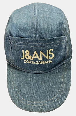 Dolce & Gabbana Jeans D&G J&ANS De Colección Años 90 Denim Sombrero Gorra D&G Para Mercado de Japón Foto 1 de 4