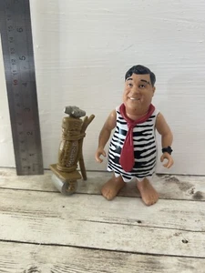 Fred Flintstone The Movie Figure With Golf Clubs Set 90's Amblin John Goodman - Picture 1 of 6