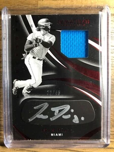 🔥 2020 Panini Immaculate ISAN DIAZ MARLINS  RPA JERSEY AUTO ON CARD RC SP /49 - Picture 1 of 1
