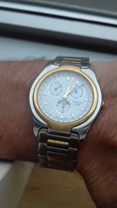 Certina DS MOON-PHASE EOL 225.7170.44 VINTAGE WATCH SWISS MADE MONTRE OROLOGIO - Picture 1 of 12