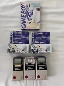 Konvolut 3 Gameboy Drucker und Papier GAMEBOY GB Game Boy Nintendo - Bild 1 von 2
