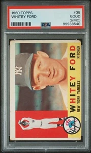 1960 TOPPS WHITEY FORD #35 PSA 2 (MC) - Picture 1 of 2