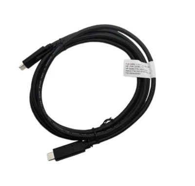 6ft Type USB-C Charger Cable for HP Elite USB-C Dock G3 G4 USB C to C Gen 1 100W - Image 1 of 4
