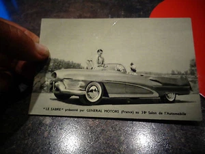 Carte Publicitaire "Le Sabre" par Général Motors au 38e Salon Automobile  - Imagen 1 de 1