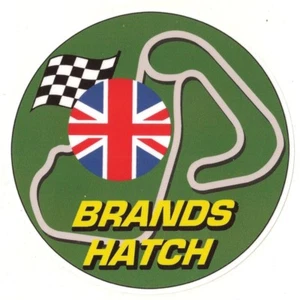 BRANDS HATCH CIRCUIT Sticker  vinyle laminé - Picture 1 of 1