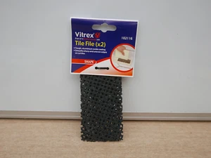 PACK OF 2 VITREX ALUMINIUM OXIDE TILE FILES 102116 - Picture 1 of 1