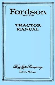 Manuale uso e manutenzione operatori proprietario trattore Ford Fordson - Foto 1 di 1