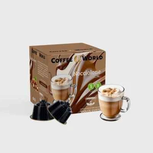 64 CAPSULE COFFEE WORLD Nocciolone Compatibili Nescafé* Dolce Gusto * - Imagen 1 de 1