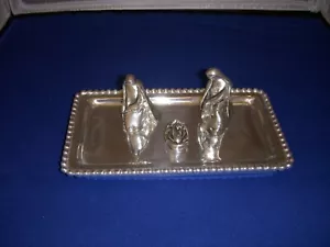 Mariposa Tray Made in Mexico & 3 Pc Christmas Nativity Set - Picture 1 of 4