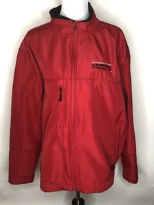 University of Louisville It's Happening Here Red Full Zip Jacket Pullover Large  - Picture 1 of 12