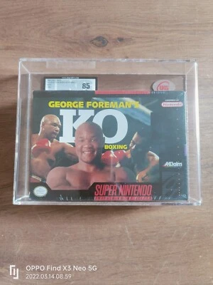 George Foreman's KO Boxing UKG 85 NM NTSC SEALED SNES VGA WATA - Image 1 of 4