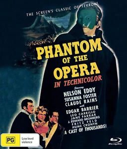 Phantom Of The Opera (Blu-Ray, 1943) Brand New & SEALED - Region B - Picture 1 of 1