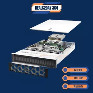 Dell PowerEdge R740xd Server 2.10Ghz 40-Core 768GB RAM 960GB SSD x 24 480GB x 2 - Picture 1 of 7