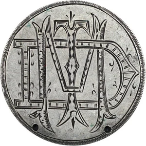 Ficha de amor de medio dólar "MTD" sin fecha Carson City libertad sentada - Imagen 1 de 2