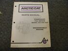 1971 Arctic Cat Kawasaki T1a Series 340 400 440 Snowmobile Engine Parts Catalog