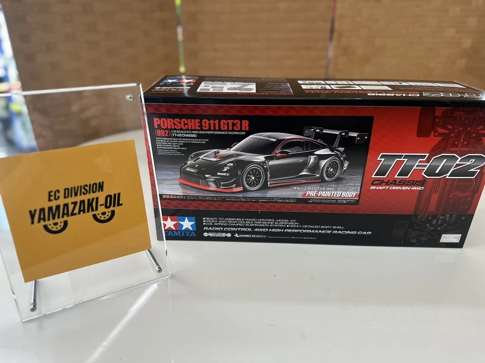 Tamiya 58745 1/10 RC Porsche 911 GT3 R (992) TT-02 Chassis Kit NUOVO GIAPPONE