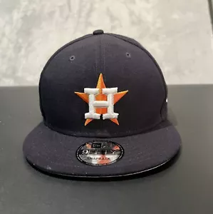 Houston Astros Hat Men's One Size Adjustable Blue 9FIFTY MLB Snapback Cap - Picture 1 of 9