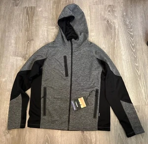 LANDWAY SOFT SHELL Full Zip Hooded Phantom Light Jacket Women’s Small NWT - Picture 1 of 11