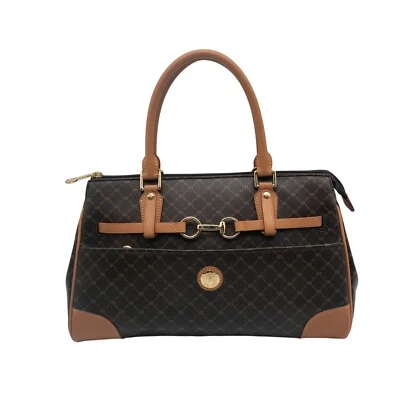 Rioni Brown Canvas Princess Convertible Satchel - Image 1 of 4