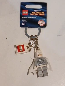 New LEGO Batman White Schlüsselanhänger 850815 Arctic Batman Keychain 6039454 - Picture 1 of 4