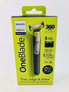 Philips Norelco OneBlade 360 Face + Body, Hybrid Electric Razor and Beard Trimme - Picture 1 of 13