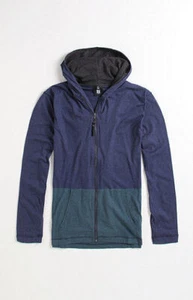 MEN'S guys INSIGHT PRIMETIME LIGHT HOODIE/SWEATER BLUE & GREEN TWO TONED NEW $65 - Picture 1 of 1