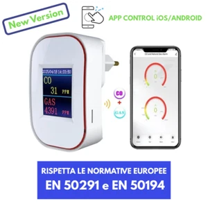 RILEVATORE MONOSSIDO DI CARBONIO E GAS 2in1 - NUOVA VERSIONE | CERTIFICATO B&B - Foto 1 di 6