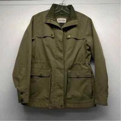 Duck Camp Women's Size M Green Solid Military Jacket - Image 1 of 4